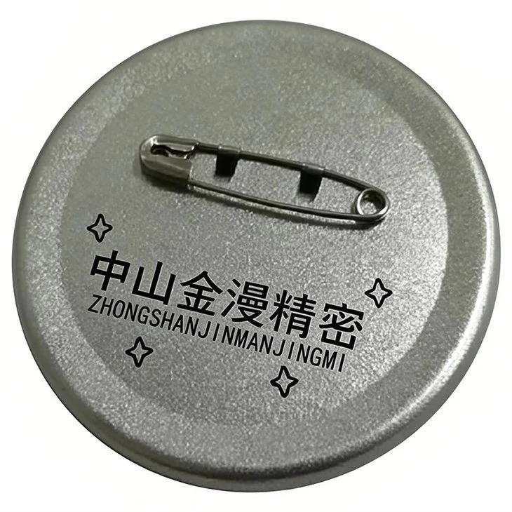 Medium-Sand Back Cover With Silk Screen & Riveted Pin suppliers